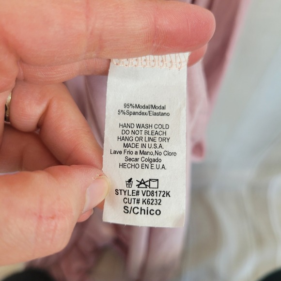 NEW PinkBlush Pink Long‎ Sleeve Photoshoot Maternity Gown/Dress Pink Size Small - Picture 9 of 11